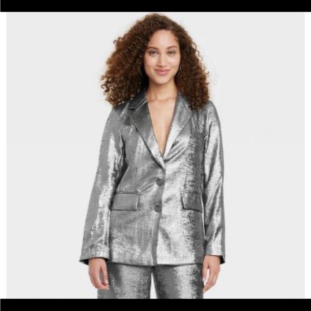 COPY - Metallic blazer and pants set